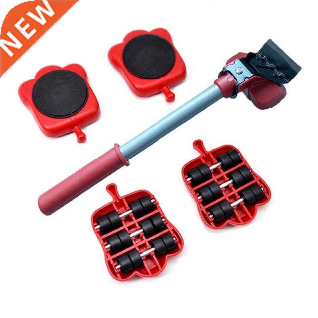 Furniture Mover Tool Set Heavy Stuffs Transport Lifter 4 Whe