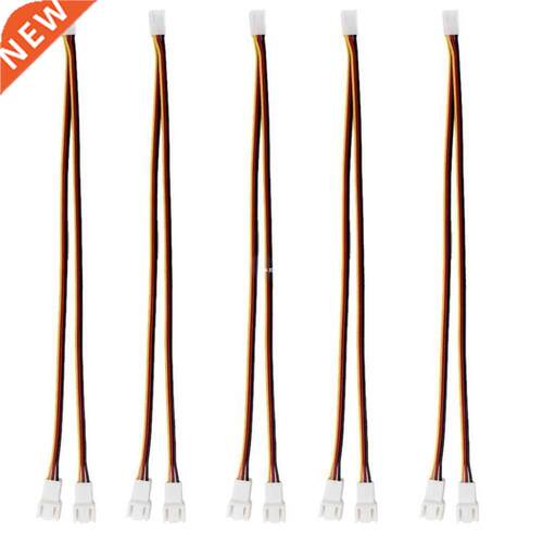 5Pcs Fan Connector Cable 12V  Pin Female to 2/ Pin Male PC