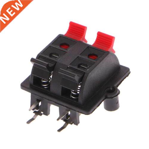 5Pcs Double Row 4 Position Cable Clip Push Type Speaker Term