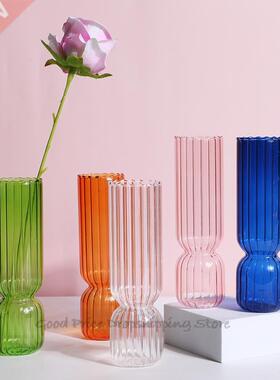 Nordic Glass Candle Holder Vase Romantic Dinner Home Decorat