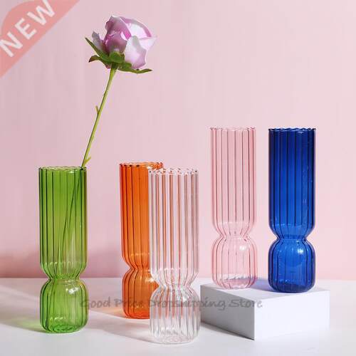 Nordic Glass Candle Holder Vase Romantic Dinner Home Decorat