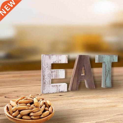 Valentines Day Wooden Kitchen Sign Wall Alphabet Hanging
