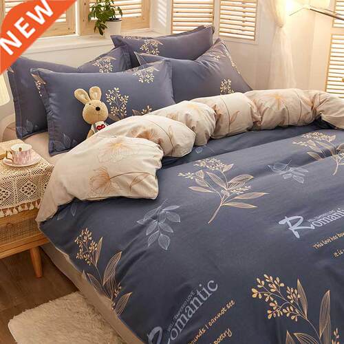 Bedding set 3/4 piece 100% cotton Duvet cover set Large comf