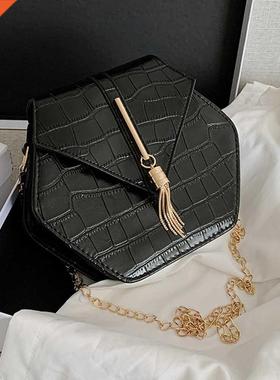 Crocodile Pattern Crossbody Bags for Woen 2022 Sall Chain