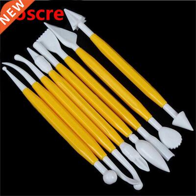 8pcsPlastic Clay Sculpting Set Polymer Modeling Clay Tools P