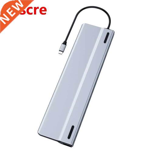 14-In-1 USB C HUB USB3.0 Docking Station RJ45+HDMI-Compatibl