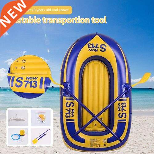 Thickened Iatable Kayak Drifting PVC Boat Canoe With Paddle