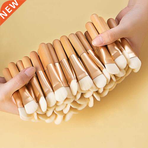 5/10/20Pcs Small Size Flat Makeup Brushes Cosmetic Powder Fo