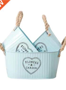 Flower Pot Metal Barrel Wedding Table Centerpiece Home Garde