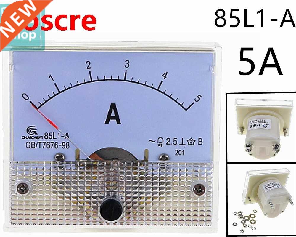 1PCS 85L1 5A AC Panel Meter Analog Panel Ammeter Dial Curren