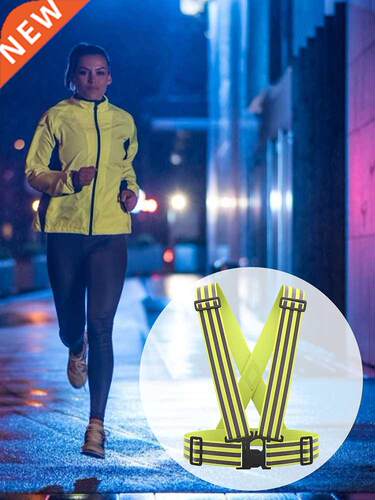 Reflective Vest Safety Adjustable Reflective Visibility
