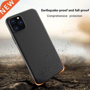 Black Matte Silicone Case For iPhone 12 Pro Max Soft TPU Ba