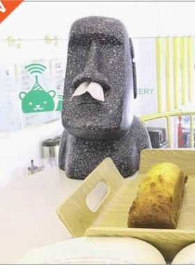 High Quality Paper Towel Box Square Moai Shape Resurrection