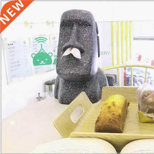 High Quality Paper Towel Box Square Moai Shape Resurrection