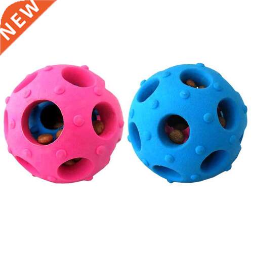 Pet Double Hollowed Food Leakage Ball Bite Resistant Cat Foo