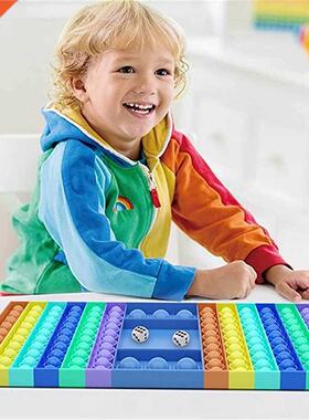 Big Fidget Toy Chess Board Push Press Bubble Fidget Sensory