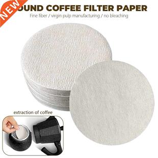 100Pcs Round Coffee Filter Paper 56mm 60mm 68mm For Espresso