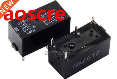 10PCS Relay G6B-1114P-US 2114P 2214P 5VDC 12VDC 24VDC 5A 10