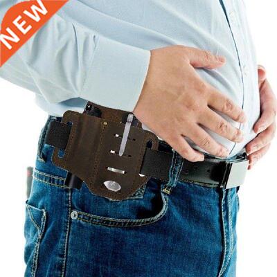 Scratching Leather Sheath Handmade Portable ProtectorMolle