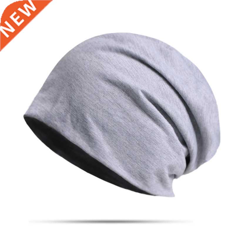 New Spring And Autumn Beanies Hats Men's Winter Solid Color