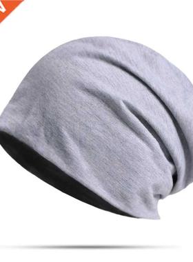 New Spring And Autumn Beanies Hats Men's Winter Solid Color