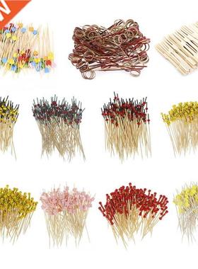 100pcs 9/12cm Bamboo Food Picks Buffet Cupcake Fruit Fork Pa