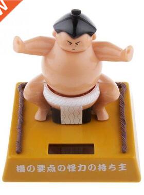 Nohohon Japanese Sumo Wrestler Dancing Solar Power Bobble