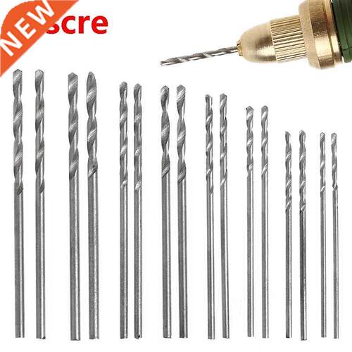 16Pcs HSS White Steel Twist Drill Bit Set 0.8-1.5mm For Elec