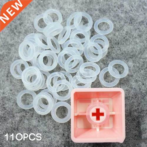 110Pcs Rubber O Ring Keyboard Switch Dampeners Keyboards Acc