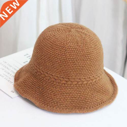 Fisherman’S Hat lady Autumn And Winter Basin Hat Wool