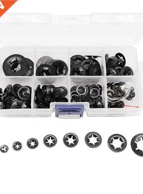 260Pcs M2-M12 Tooth Starlock Push on Locking Washers Speed C