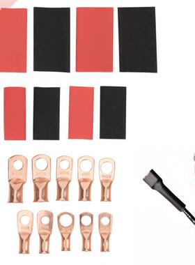 50Pcs Non-Insulated Ring Type Cable Crimp Connector Brass +