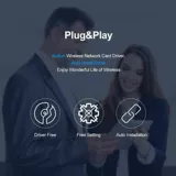 Jel mini wifi адаптер USB Dongle Free Driver 150 Мбит / с USB-A