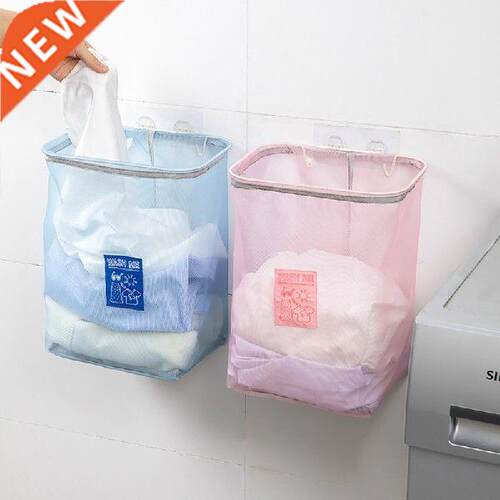 1Pcs Wall-Mounted Dirty Laundry Basket. Collapsible Storage