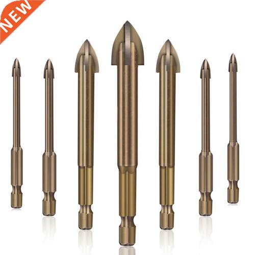 Carbide Woodworking Drill Bit Hex Tile Drill Bits Set Effici