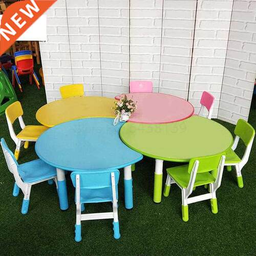 Children's table justable lifting student desk new