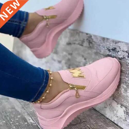 2021 Woen Chunky Sneakers Solid Color Platfor Shoes Thick