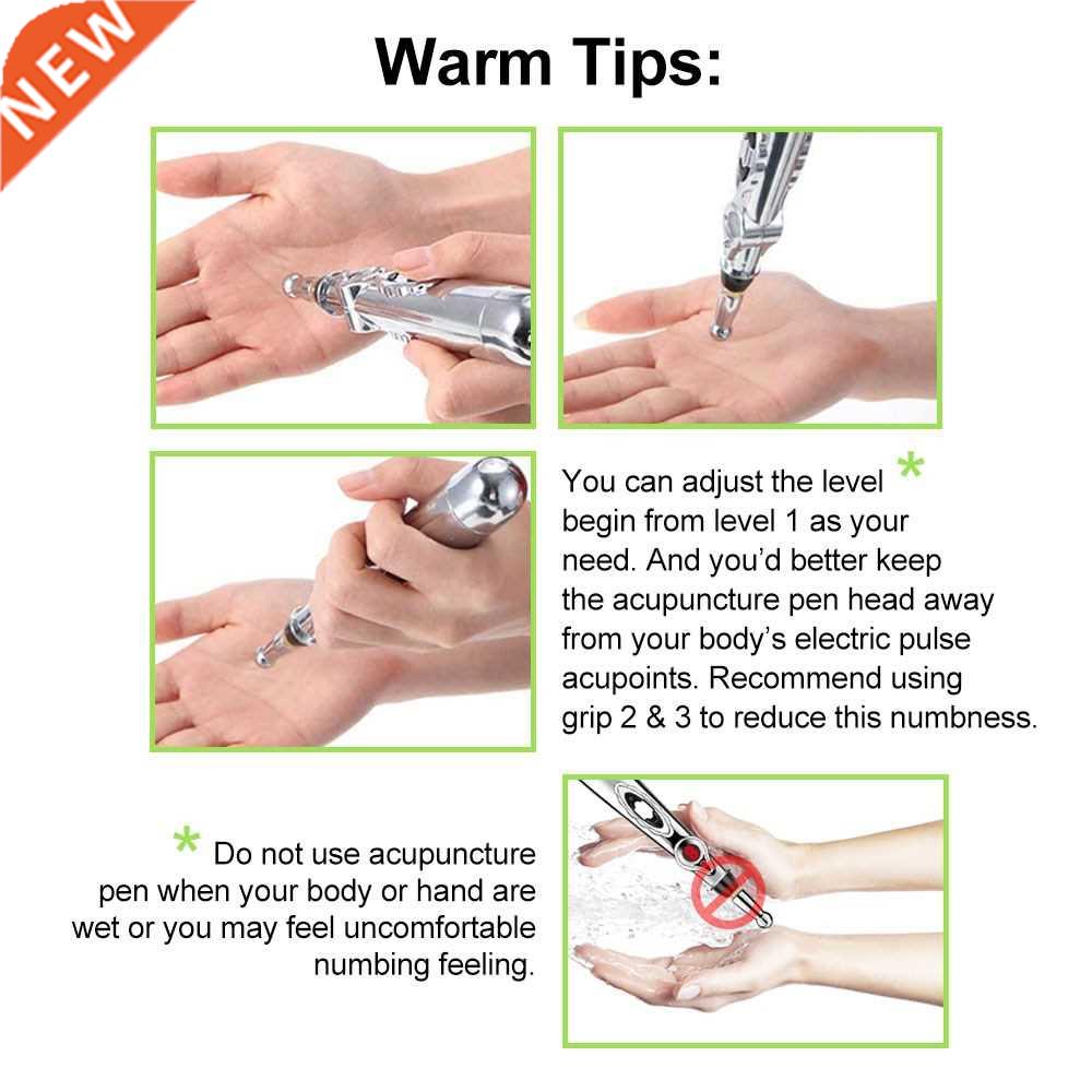 5 in 1 Body Massager Electronic Acupuncture Pen Multi Func