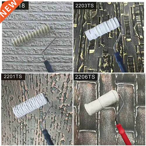 8 Inch Pattern Paint Roller Draw Rubber DIY Construction Too
