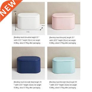 Desktop Trash Can Small Mini Garbage Plastic Dustbin with