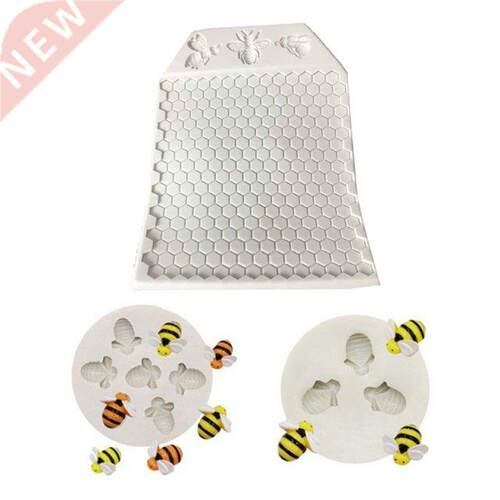 Honey Bee Shaped Silicone Moulds Cupcake Candy Fondants Mold