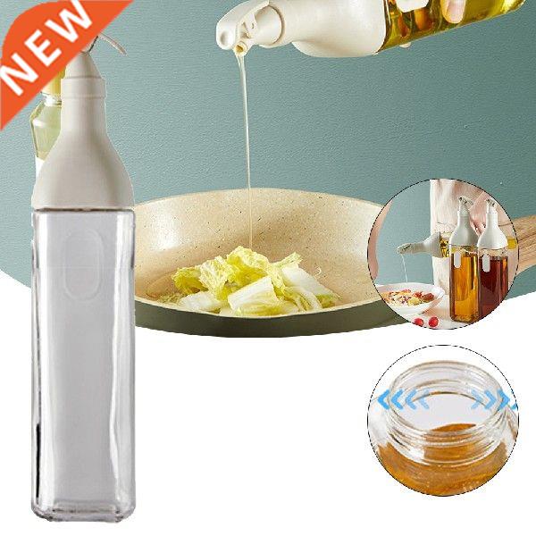 Clear Oil Dispenser Bottle for Cooking Anti-Drip Olive Soy