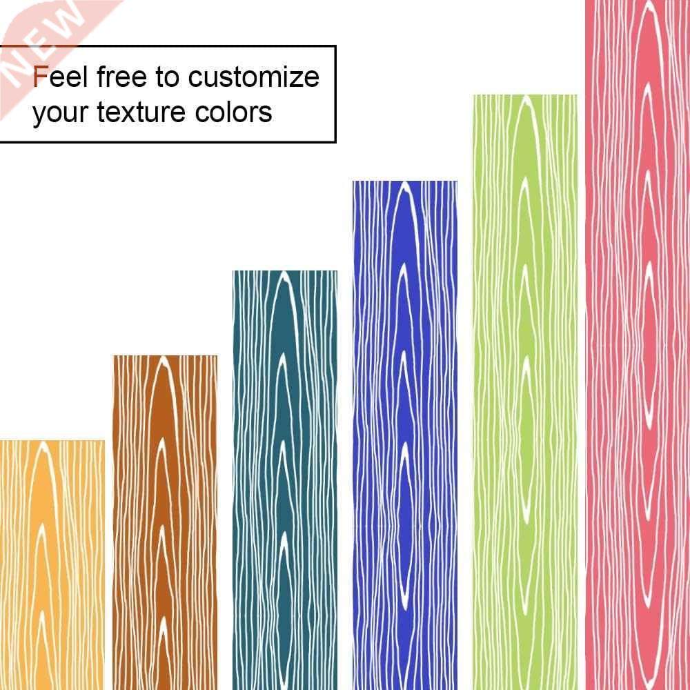 2Pcs/set Rubber Roller Brush Painting Tools Imitation Wood