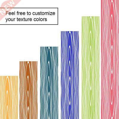 2Pcs/set Rubber Roller Brush Painting Tools Imitation Wood