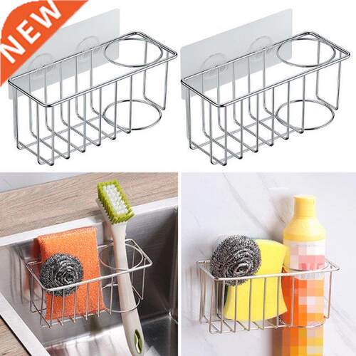 Sponge Holder And Kitchen Storage Rack Vertical Scrub Brush