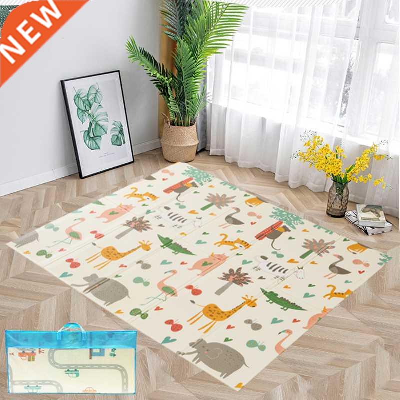Foldable Crawling Carpet Kids Game Activity Rug Folding Blan