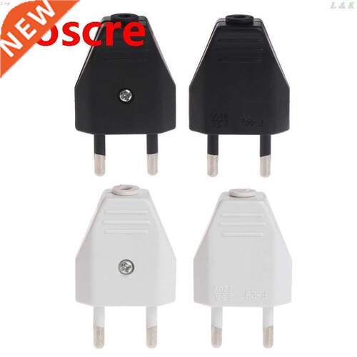 2 Pcs new type German Type European standard Power 2 Pin Plu