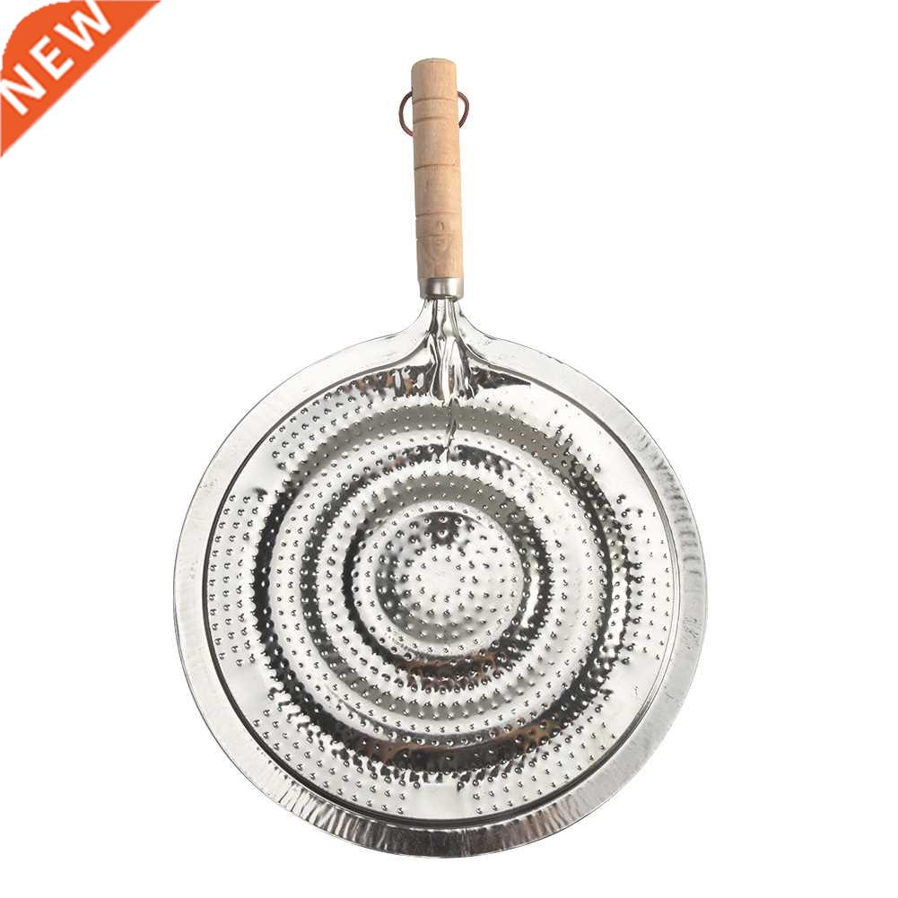 Stove Pan Heat Diffuser Kitchen Utensils Wooden Handle Cook