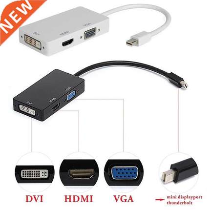 3 in 1 Mini DP DisplayPort to HDMI DVI VGA Display Port Cabl