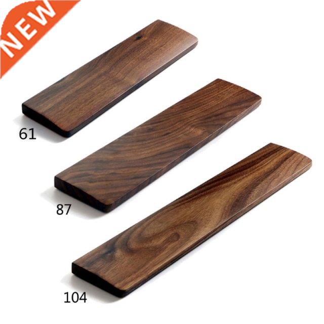 Walnut Wooden echanical Keyboard Wrist Rest with Anti-Slip